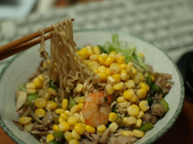 エビ入りラーメン