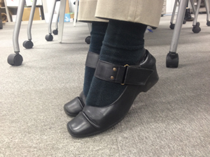 あ、足首がのびない~!