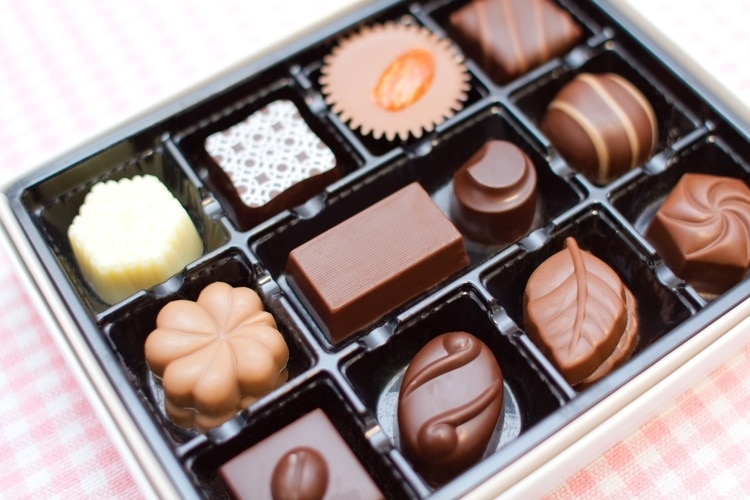 チョコレートが12個