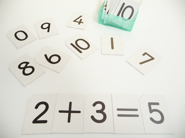 数字のカード
