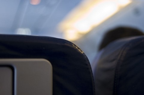 飛行機のシート