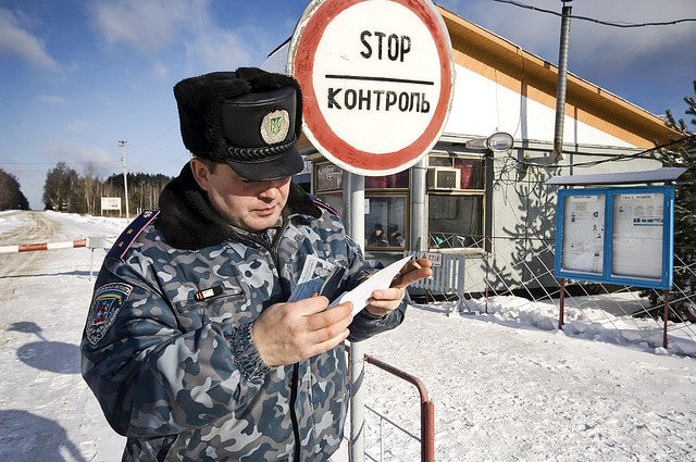 ロシアの警備員