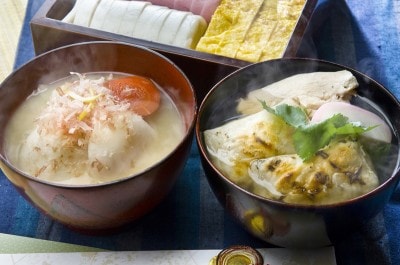 京風、東京風のお雑煮