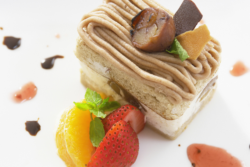 モンブランのケーキ