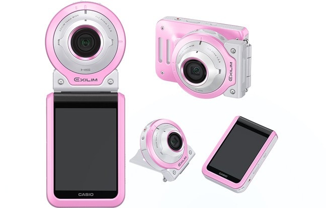 カシオの自撮り用デジタルカメラ「EX-FR100L」